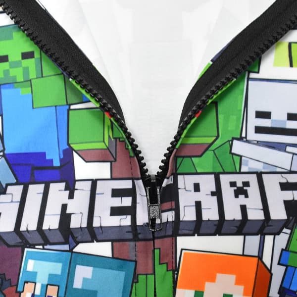 【HT】Minecraft - Mellomstor og stor hettejakke og genser for barn 130