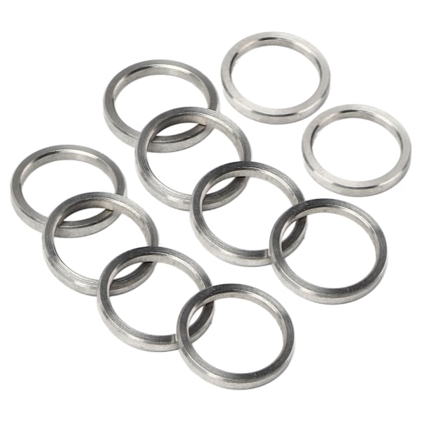 Rustfrit stål afstandsskive sæt 10 stk. 15 mm OD 12 mm ID hardware tilbehør