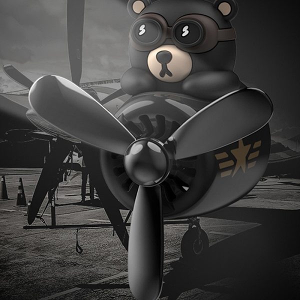 Bear Pilot Auton ilmanraikastin Roterande Propeller Utlopp Doft Hikii Hako Bear