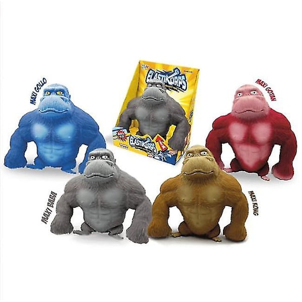 Stretch Gorilla Legetøj Til Vridning Træk Bøjning Til Børn Yellow Yellow
