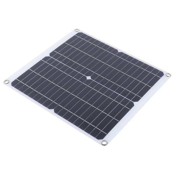20W 18V Solcellepanel Dobbel USB-utgang Bærbar Utendørs Telefonlader
