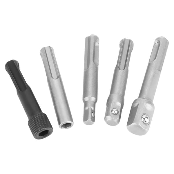 SDS Plus Stål Sokkel Adapter Sæt 3 Dele SDS Sokkel Hex Forlænger Sæt 2 Dele Elværktøj Tilbehør