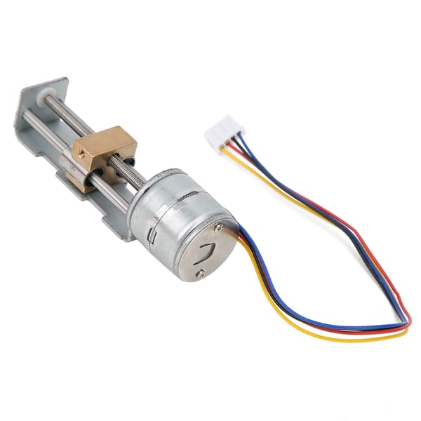 Mini Lineær Ledeskrue Slider 20mm Stegmotor DIY Liten Aktuator