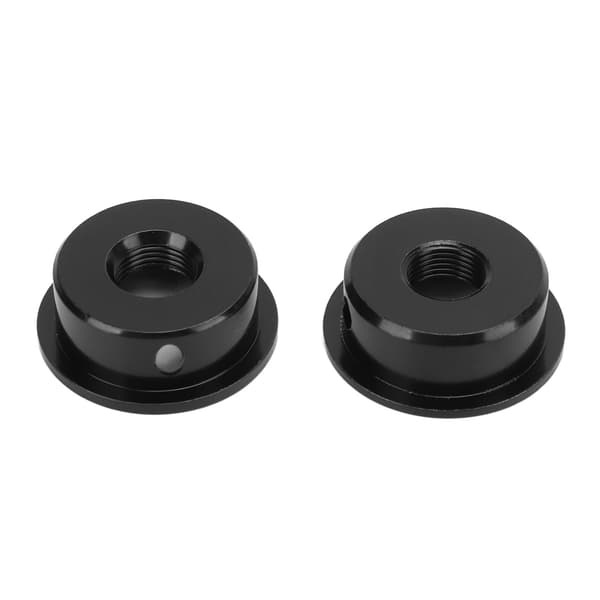 2ST TL Elektrisk Gitarr Jackplatta Rund Metall Electrosocket med Monteringsskruvar Svart