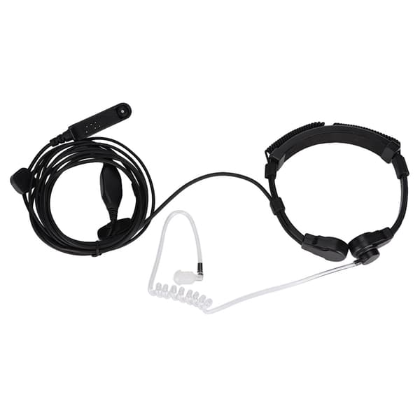 Luft Akustisk Rør Hals Vibration PTT Mikrofon Headset til BaoFeng UV XR A 58 UV 9R Plus GT-3WP