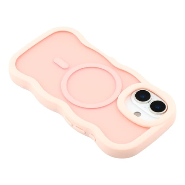 iPhone 17 Cover MagSafe Wavy Mat Lyserød 53
