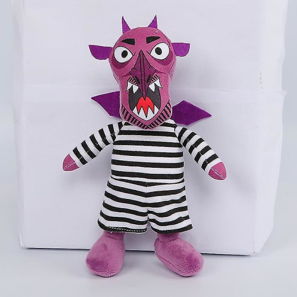35 cm animaatioelokuva Wendell Wild ympäröivät nuket Wendell ja Wilder Demon pehmolelut A Thin Purple Devil