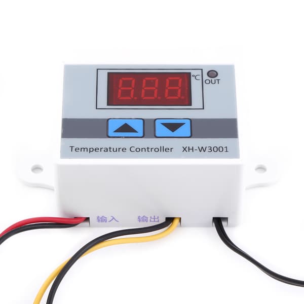 Högprecisions Digital Temperaturregulator Switch 220V AC med Sond