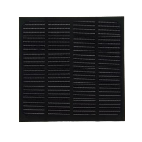 2W 6V Solcellepanel Høy batterikapasitet Strømsparende Solcellelader Bærbar Solcellepanel 115x115mm for mobiltelefon