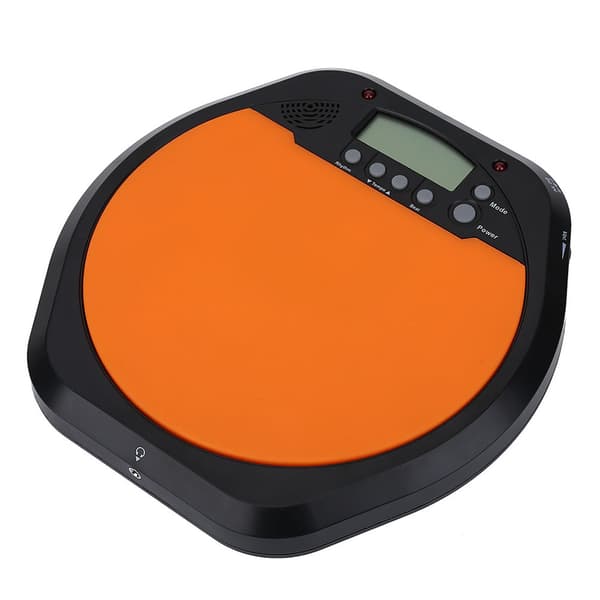 Elektronisk trommepad-metronom med hodetelefoner