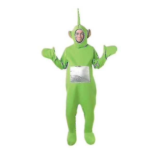 Halloween Vuxen Teletubbies kostym för förälder-barn -1 green