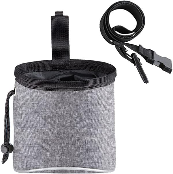 wxsp Godbitspose til hunder, hundetrening, matpose, multifunksjonell matpose med hundeposedispenser, justerbar stropp[ht]