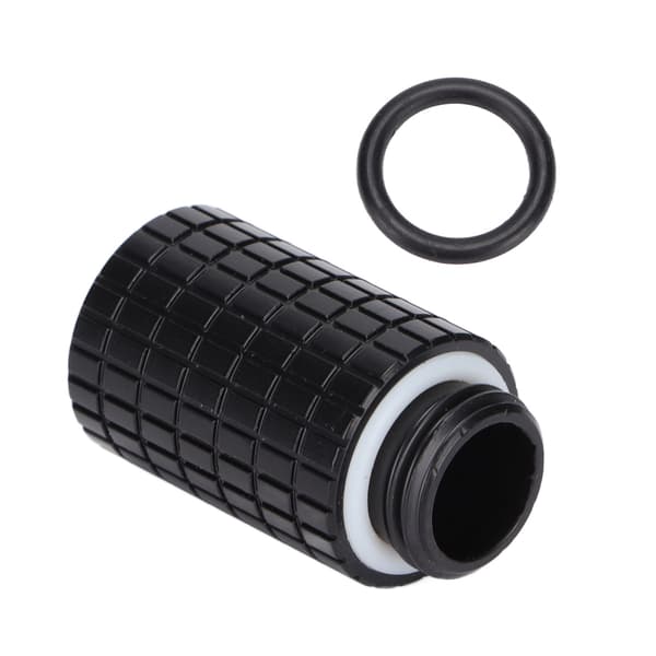 Forlængerfitting 25mm G1/4in Gevind Han til Hun Indre Hex Fastgørelse Vandkølingsfitting til Computer Vandkølesystem Sort