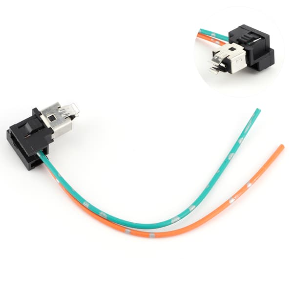 H1 H3 Kopparkärna Dubbel Tråd Positiv Negativ Adapter Socket
