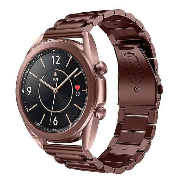 20 mm 3 perler rustfrit stål smart urrem udskiftning håndledsrem til Samsung Galaxy Watch 4 40 mm Multicolor Bronze
