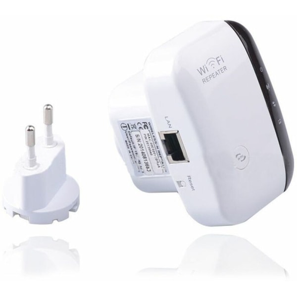 300M WiFi trådløs signalforstærker (hvid europæisk standard)