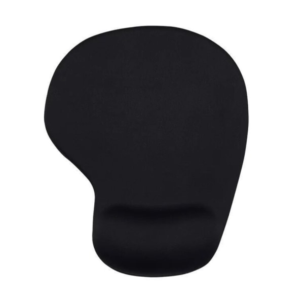 Enfärgad handledsdyna i silikon Musmatta Enkel halkfri, slitstark handledsstöd Kontorshandkudde Hudvänlig sval kudde (svart två)