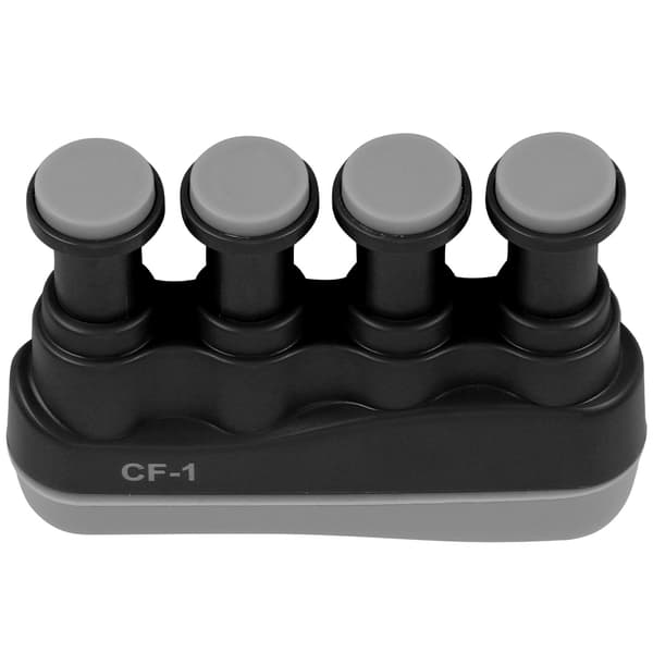 Fingerstärkare Handgreppstränare Ergonomisk Silikontränare Gitarr Svart