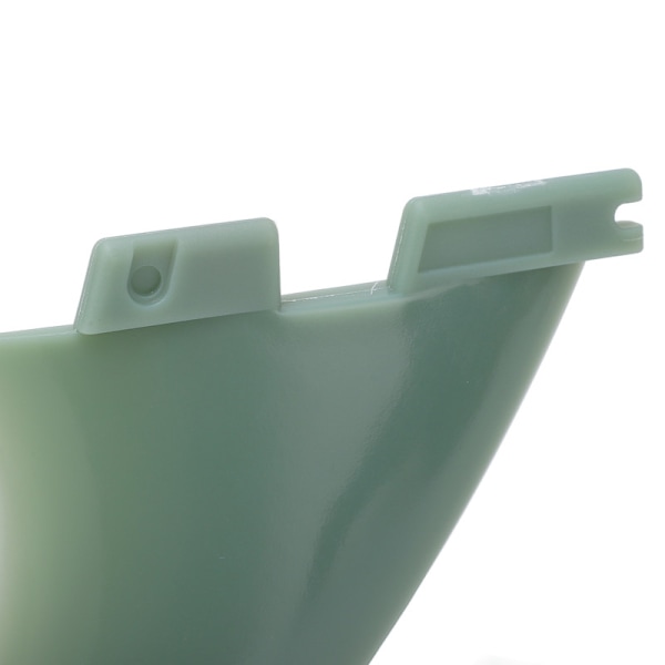 Surfbräda stjärtfena PVC-material automatisk vattendelande fena i tre set (grön)