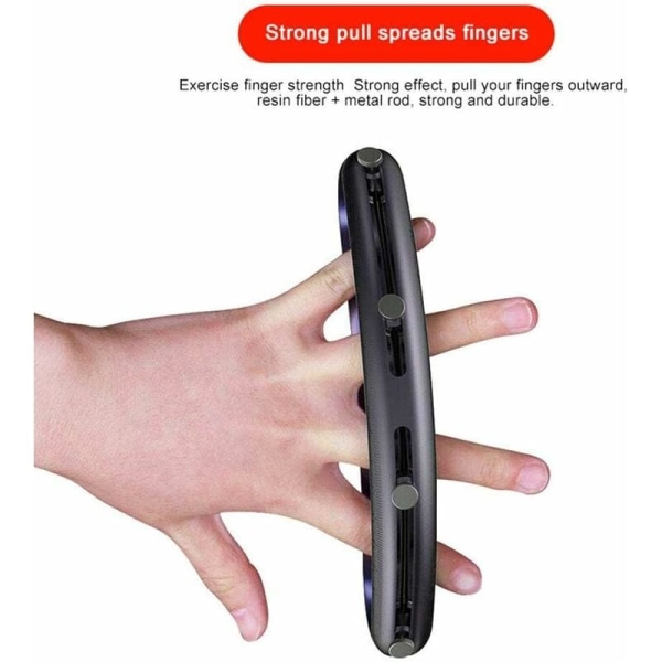 Tillbehör till musikinstrument Gitarr Finger Extender Justerbar Finger Gap Extender (Vit)