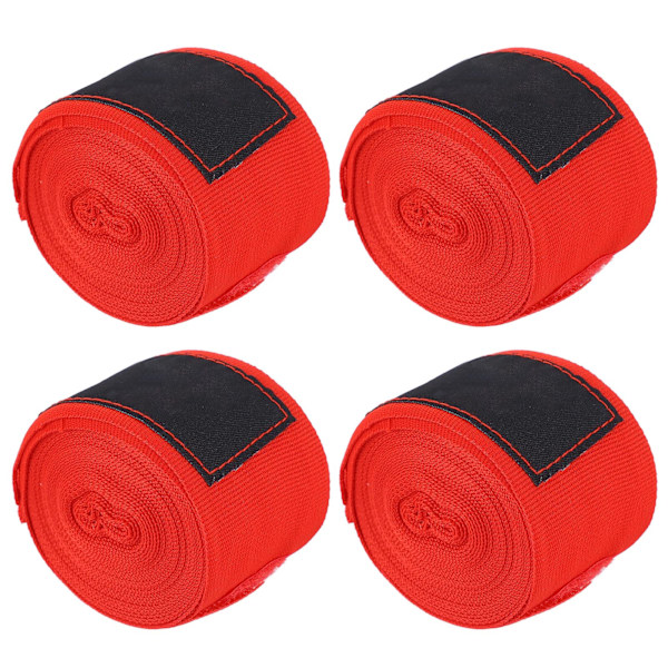 Andningsbara Röda Boxningslindor 5M 4-pack