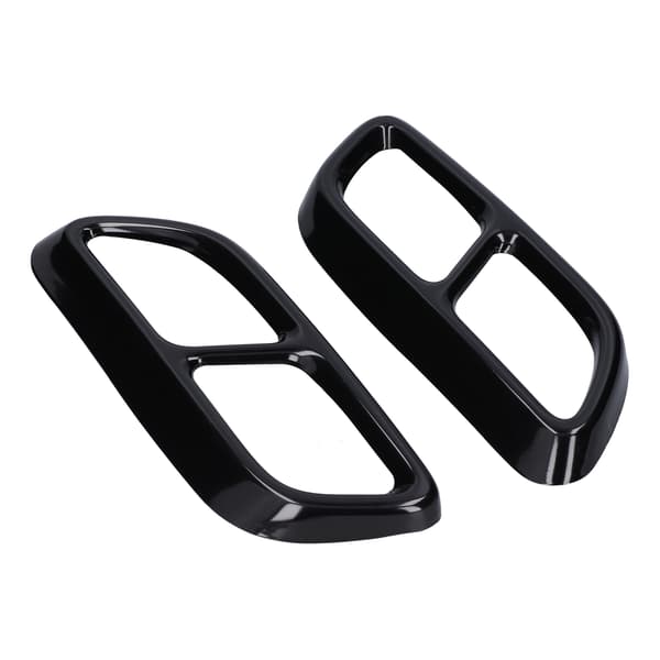 Quad Tip Glossy Black Bakre Eksosrør Trim Erstatning for Cadillac CT5 2020
