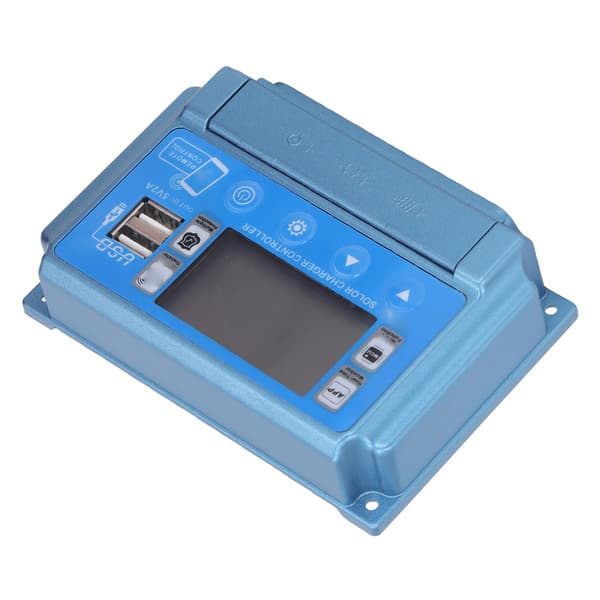 MPPT Solar Charge Controller 12V 24V 36V 48V 60V Auto Tuning Dual USB Fotovoltaisk Panel Regulator med Bluetooth 30A