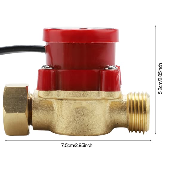 HT 60 Vandpumpe Flow Sensor Switch AC220V 05A G1 2 Tommer Gevind 1 Styk
