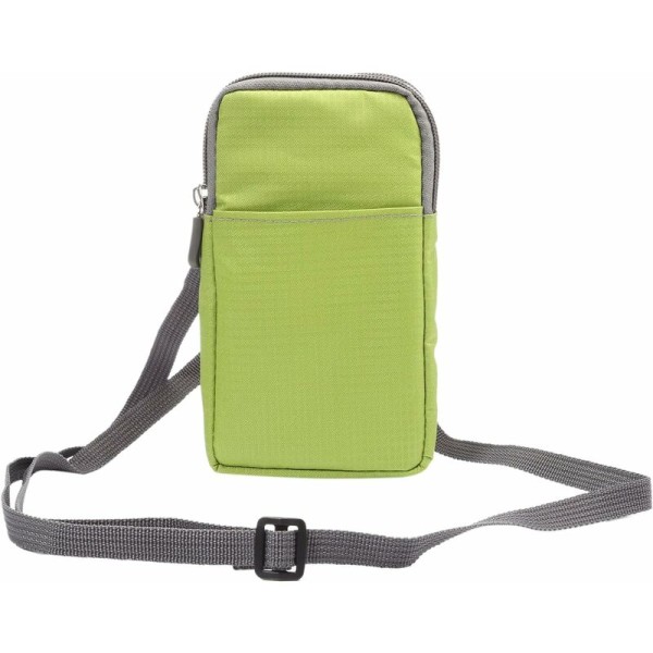 Messenger bag egnet for Apple 6.5 Samsung skulderveske oppbevaringsveske (universell grønn 6,5 tommer),