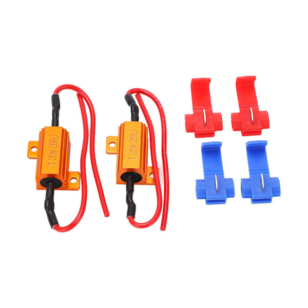 25W 25 Ohm LED Lastmotstånd Dekoder 2-pack Antikorrosion Tålig