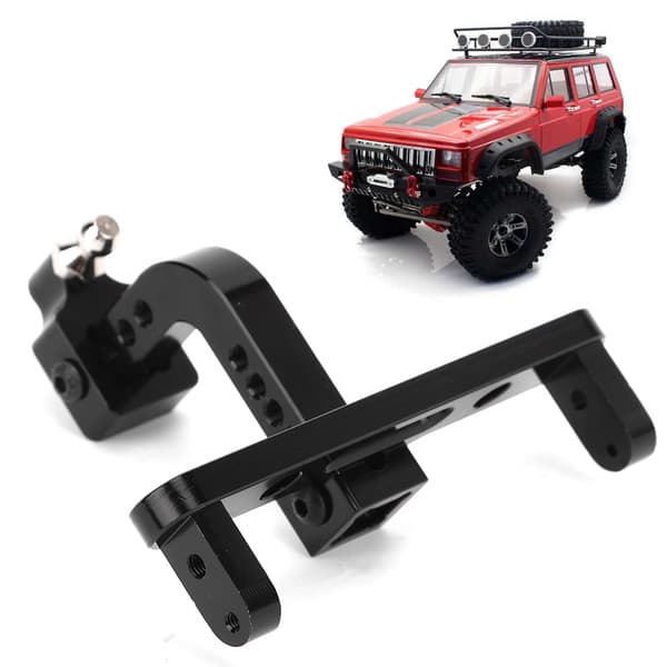 Aluminiumslegering Trækkrog RC Trailer Rack til SCX10 90046 90047 Bil Sort