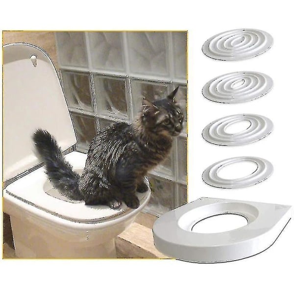 Cat Training Kit - Træk katten til at bruge toilettet