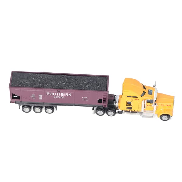 1:65 Pull Back Trucks Realistisk Utsökt Interaktiv Alloy Pull Back Transportbilar Modellleksak för Barn 1