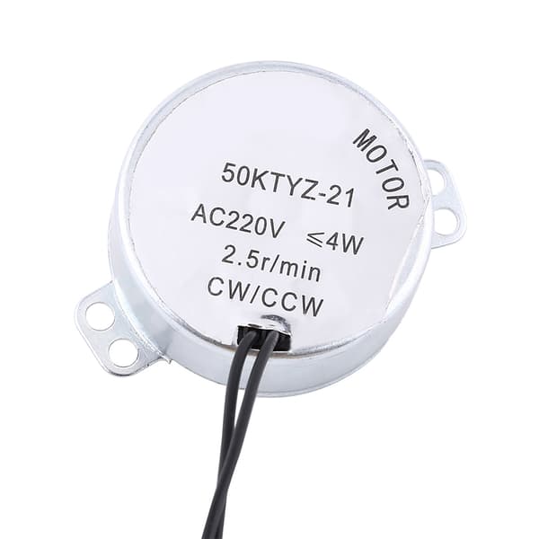 Eggvendermotor 220V CW CCW for inkubator med tilkobling