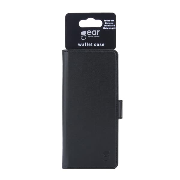 Wallet Motorola One Vision Sort Polyurethan (PU)