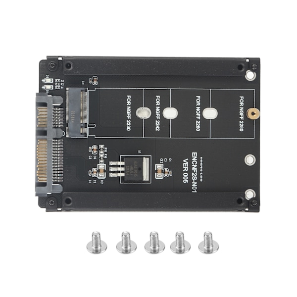 Högpresterande 22-stifts M.2 NGFF till SATA-adapter - Plug and Play M.2 till SATA B-nyckel