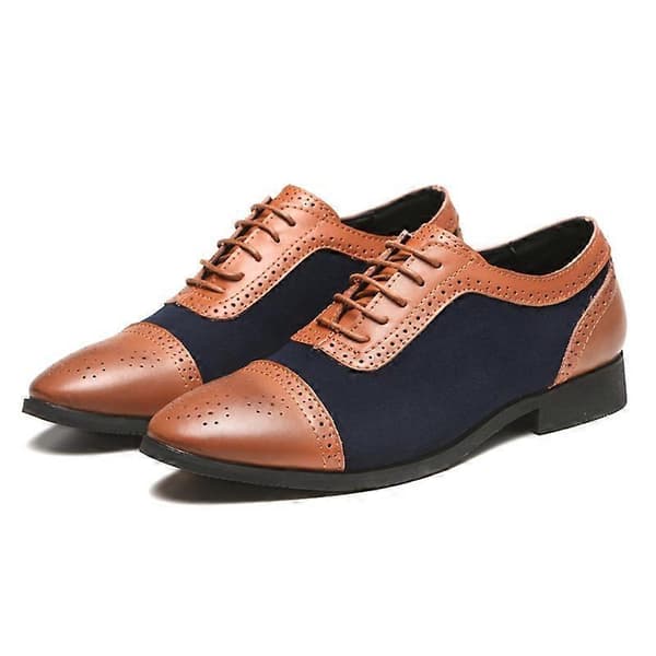 Business-skinnsko for menn Blue EU 38