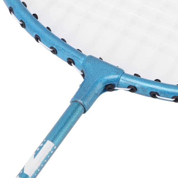 Badmintonketsæt 2 spillere Superlet Lav luftmodstand Holdbar Medium skaft Blå