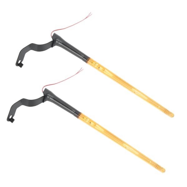 2-pak piskelys 340 mm gul LED antenne flagstangslys til ATV UTV