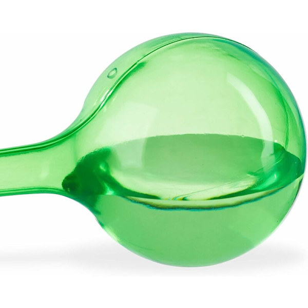 4 store automatiske blomstervandingskander Hjem Nedsivning Blomsterkugle Irrigator 8cm Grøn