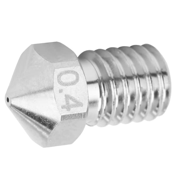 0,4 mm 3D-skriverdyse messing nikkelbelagt erstatning