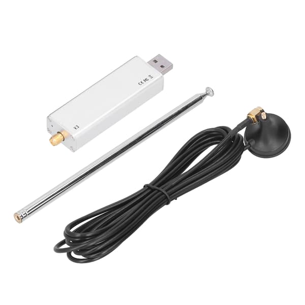RTL SDR R820T2 V3 RTL2832U Programvaredefinert radio med teleskopantenne