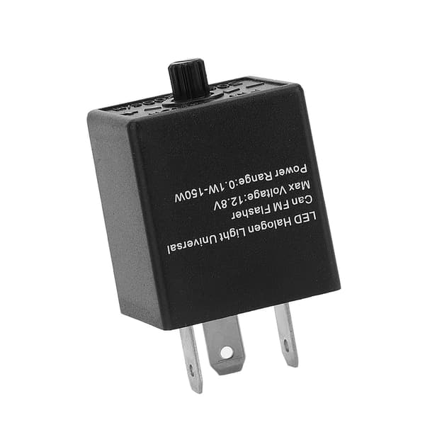 12V 24V 3-benet Justerbart LED Blinkrelæ Blinklys til Bil Motorcykel
