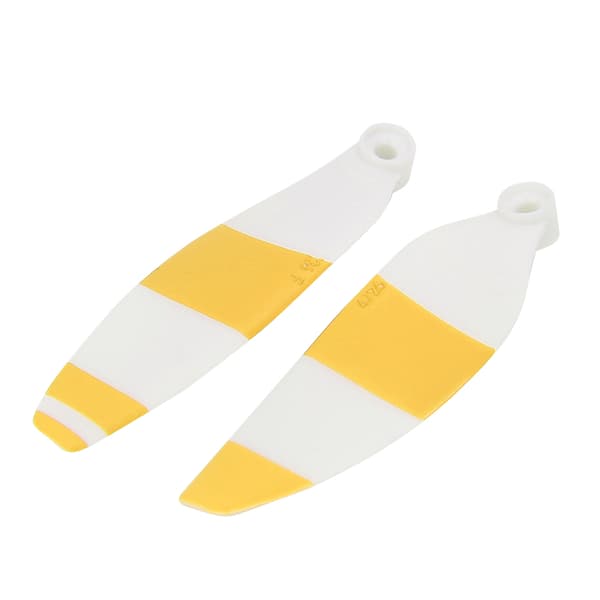 2-par RC Drone 4726F Propelltilbehør Støyreduksjon Passer for DJI Mavic Mini (Hvit Gul)
