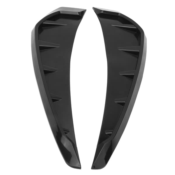 Universal Bil Udvendig Indvendig PU Blank Sort Gummi Ventilationsdæksel Trim