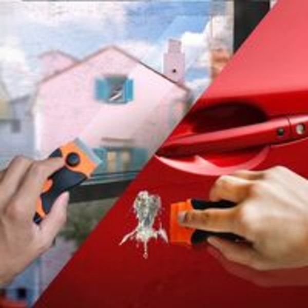 Keraaminen liesikaavin, lasikaavin, lasikeraamiin, induktioliesi, auto, lasi, peili, tarra, puhdistus ((muovi) 2kpl