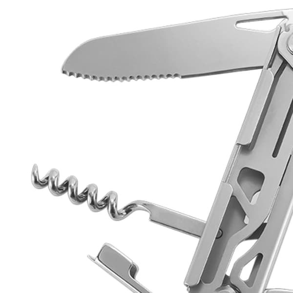 Kniv Ske Gaffel Oplukker Combo Rustfrit stål Let at rengøre Foldbart campingredskab