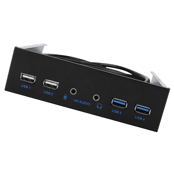 19-stifts HD-ljud frontpanel med USB 3.0 & USB 2.0-förlängning