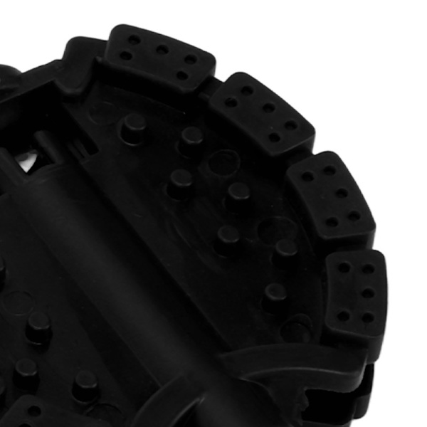 Børnecykellærling pedal trehjulet fodstøtte rollator fodpuder sort (par)