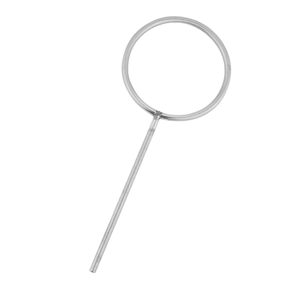 Retortstativ med lukket ring i rustfrit stål 120 mm